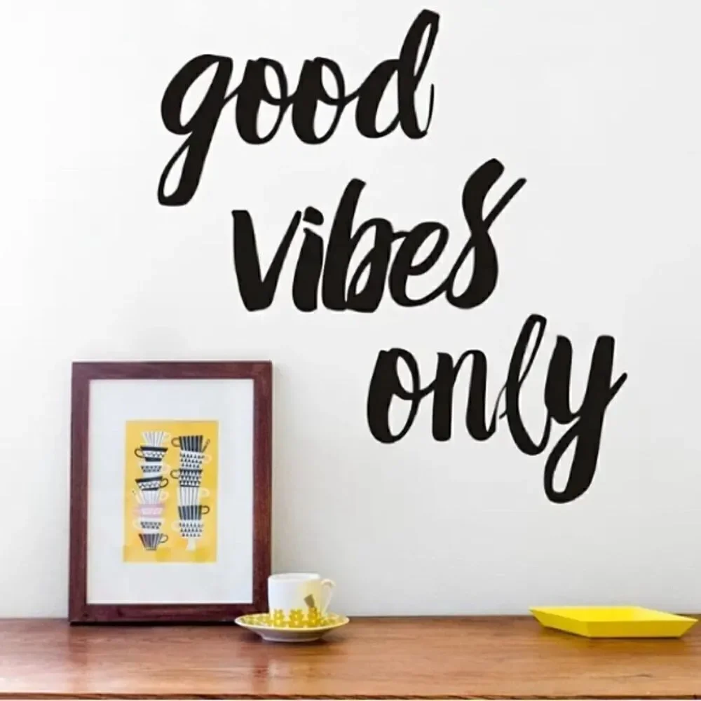 Good Vibes Only Wall Decal